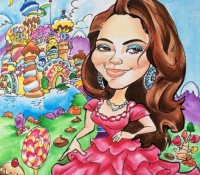 Get Your Sweet 16 Birthday Caricature in Denver