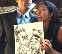 Wedding Caricature Drawing