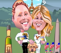 weddingcaricatureuniversityofkentuckyandvirginia