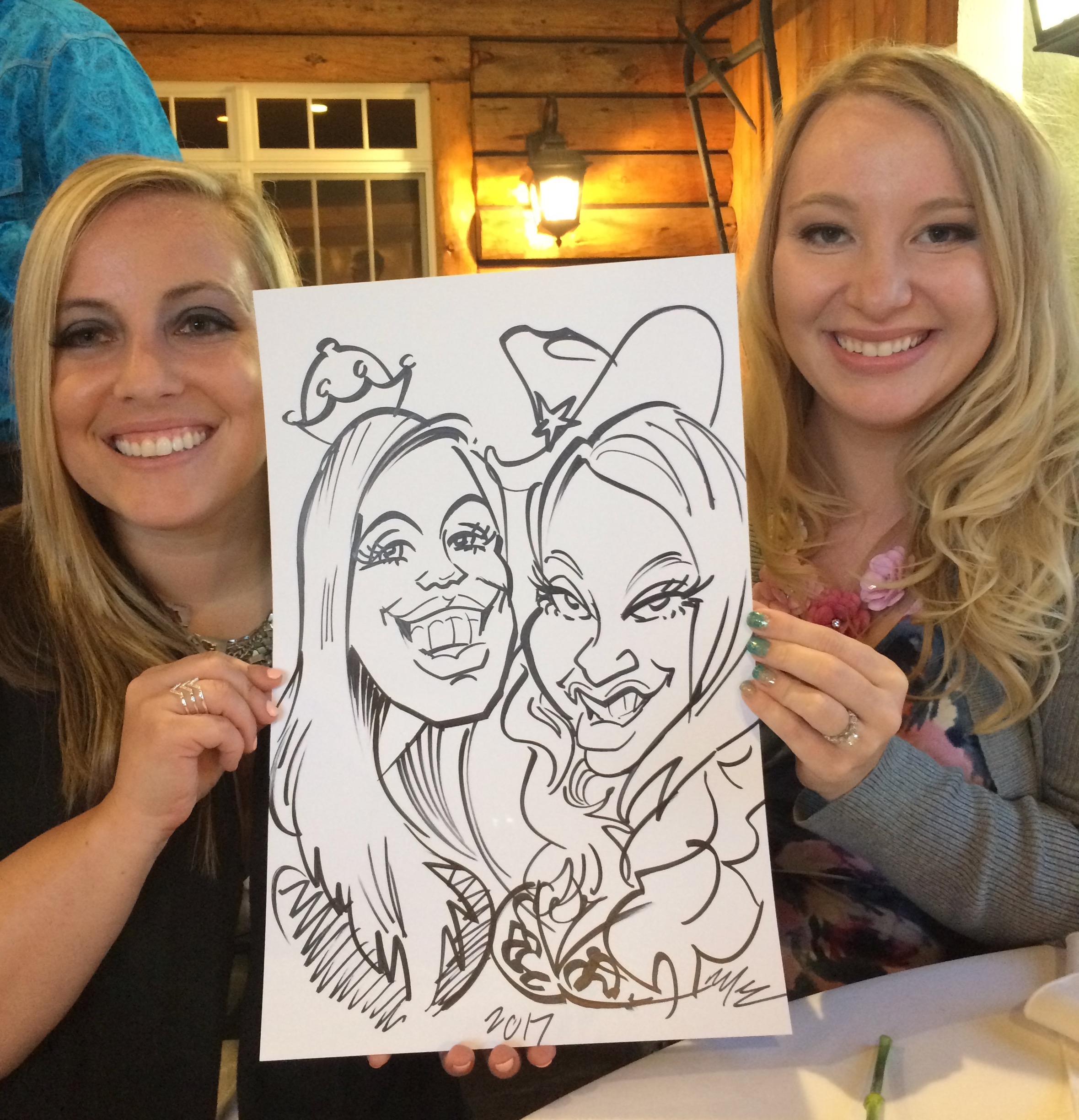Wedding  Reception Caricature Artist For Hire in Denver CO | Mark Hall  Caricature Art Inc