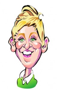 ellen degeneres caricature