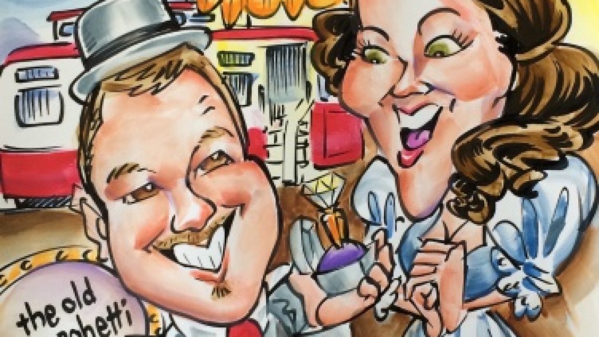 Wedding Caricature For Sale in Denver, CO | Mark Hall Caricature 