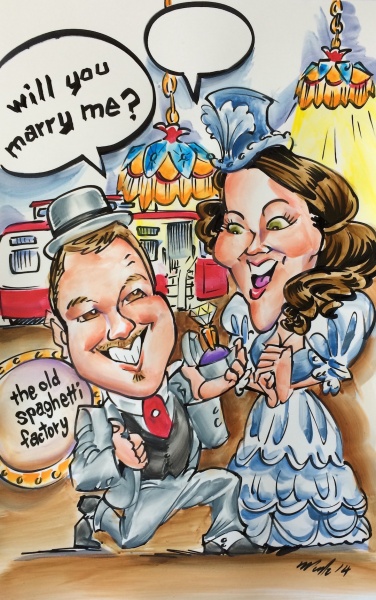 Caricature For Wedding