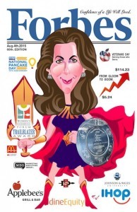 Forbes Julia Stewart Caricature