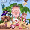 Happy Retirement - Caricature Art