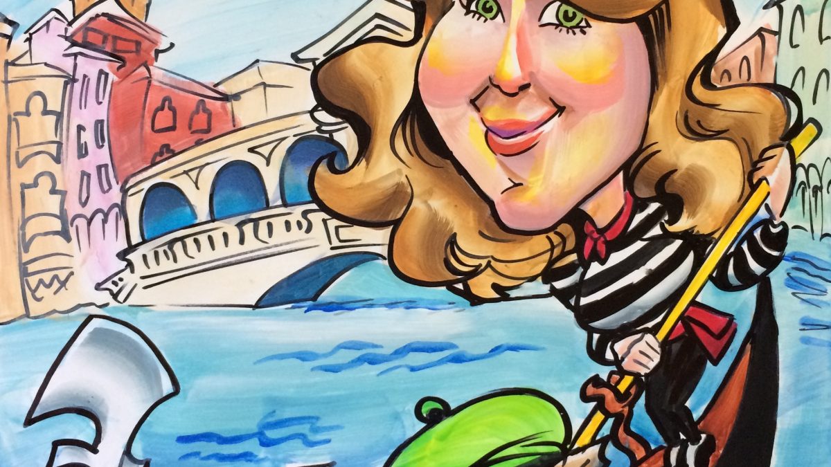 Italy Vacation | Mark Hall Caricature Art Inc