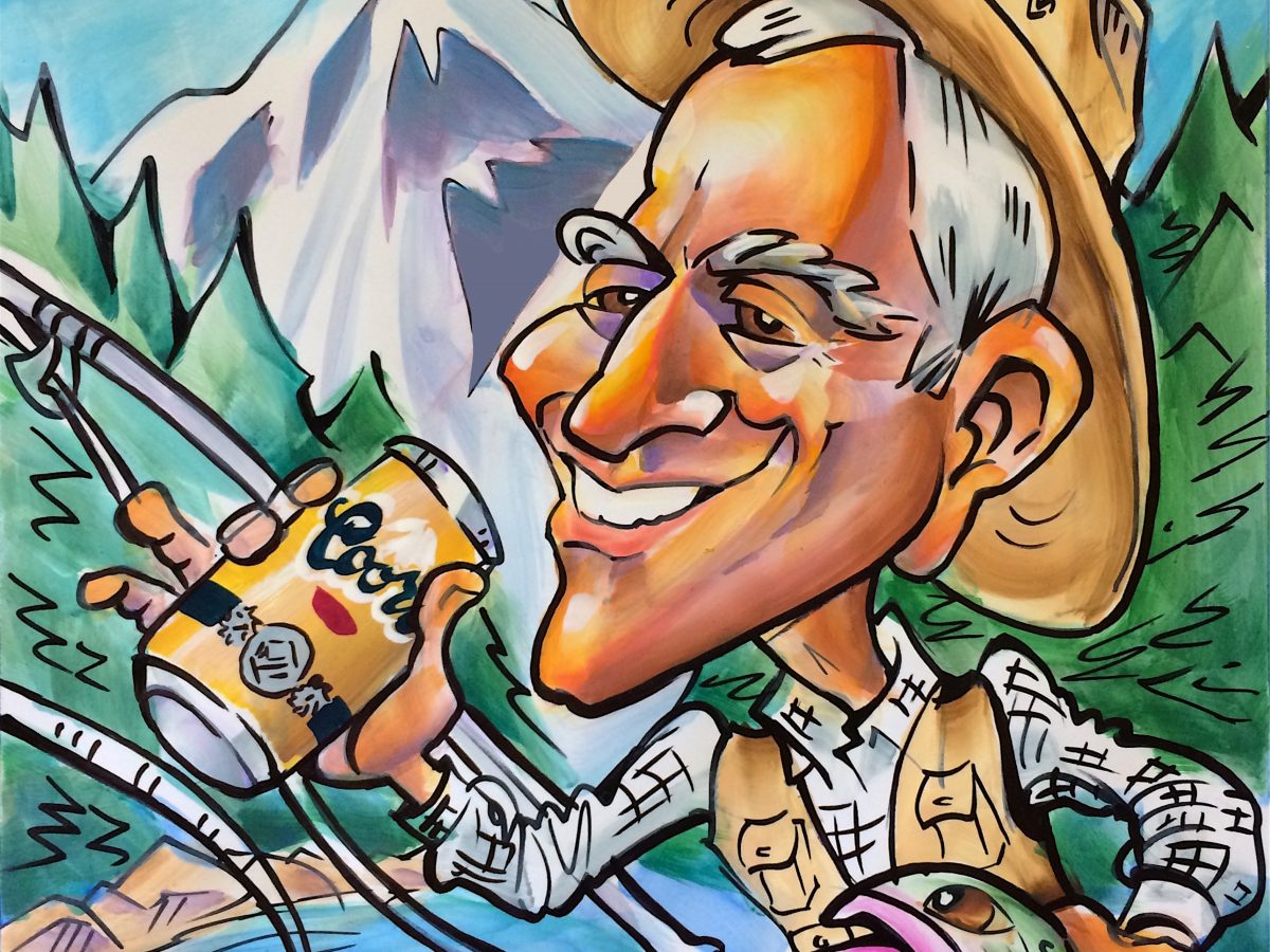Personalized Retirement Caricature in Denver, CO | Mark Hall ...