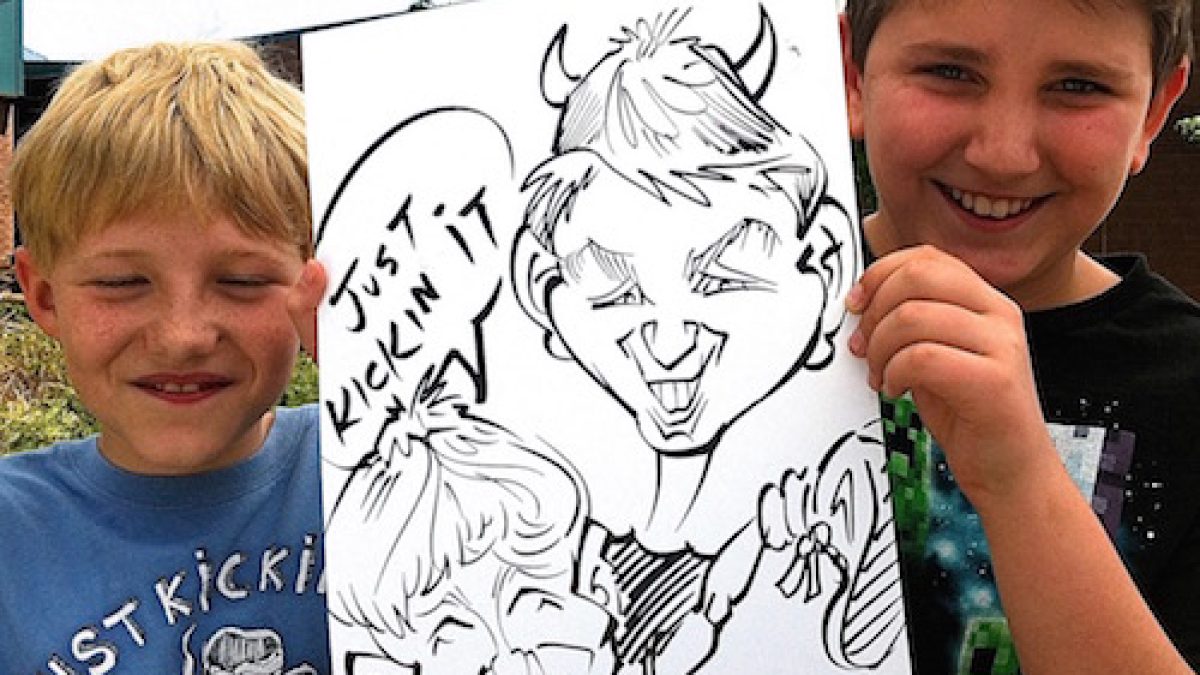 Hire a Caricature Artist for Your Birthday Party | Mark Hall 