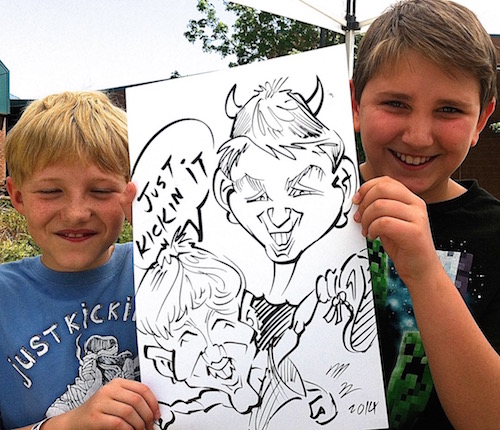 Hire a Caricature Artist for Your Birthday Party | Mark Hall 