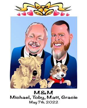 M and M Caricature Art
