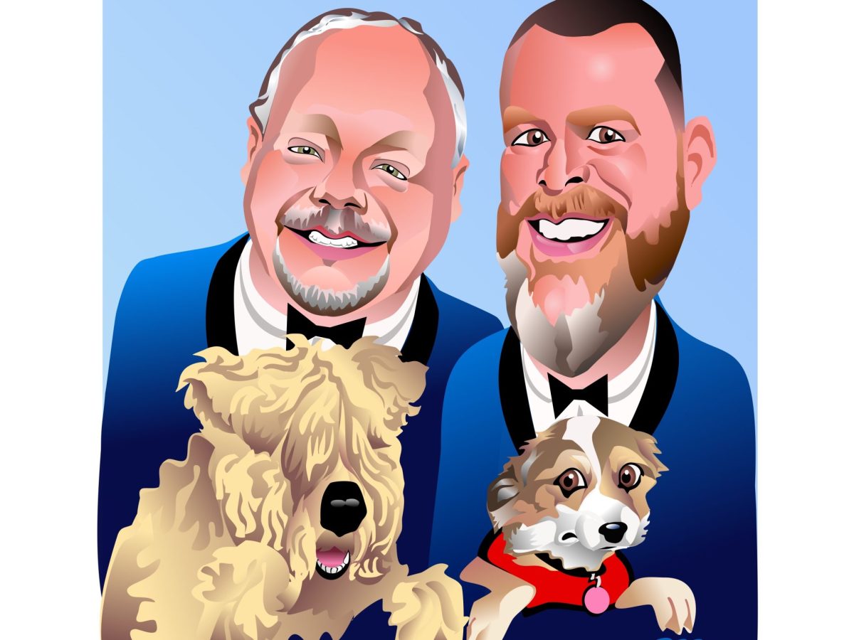 Couples Caricatures For Sale in Denver, CO | Mark Hall Caricature 