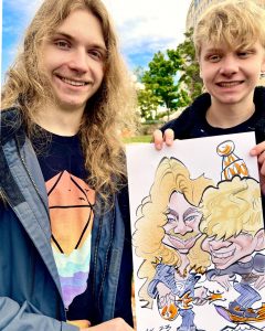 Fall Festival Caricature color